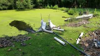 Duckweed removal Vid7 [upl. by Veron]