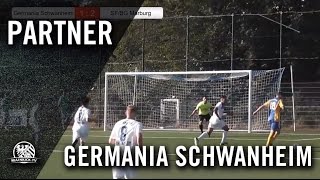 Germania Schwanheim  SFBG Marburg Verbandsliga Mitte  Spielszenen  MAINKICKTV [upl. by Junko]