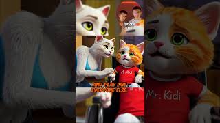 Tekerlekli Sandalye  The Wheelchair 😔🙏🧡 shorts aiart cats cartoon reaction story [upl. by Magda914]