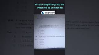 cognizant recently ask questions cognizant [upl. by Cecilia]