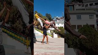 Advance acrobatics 🤸🧘advance acrobatics viralvideo powerful [upl. by Enilram]