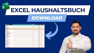 Excel HAUSHALTSBUCH Vorlage 2024 herunterladen kostenlos [upl. by Astiram]