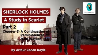 Sherlock Holmes A STUDY IN SCARLET  AudioBook  Part 2 Chapter 6 [upl. by Nylirret]