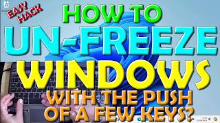 🟢 Easy Hack  How To Unfreeze your PC 🟢 [upl. by Eellac381]