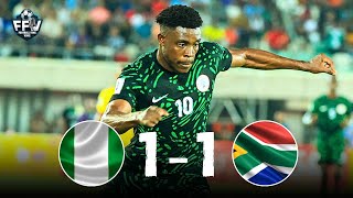 NIGERIA 1  1 SOUTH AFRICA  MATCH REACTION HIGHLIGHTS  TALKING POINTS  VICTOR BONIFACE  ONUACHU [upl. by Anisamot893]