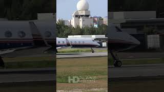 Sleek closeup Gulfstream G550 departure [upl. by Amron]