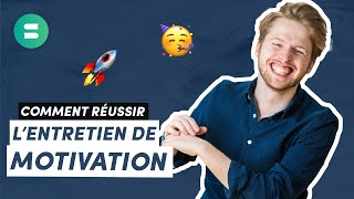 Comment RÉUSSIR TON ENTRETIEN de Motivation  😎 école de commerce ingé stage [upl. by Dyob]