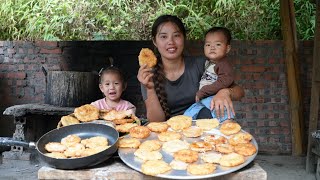 Harvest corn and bring it to the market to sell  make corn cakes to eat with your children [upl. by Grier]