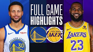 WARRIORS at LAKERS  NBA PRESEASON FULL GAME HIGHLIGHTS  October 13 2023 [upl. by Llednyl196]