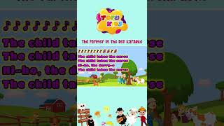 The Farmer In The Dell Karaoke👦🏻🐄🐶  Nursery Rhymes amp Kids Songs [upl. by Selegna806]