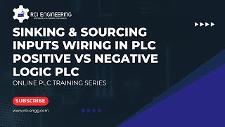 SINKING amp SOURCING INPUTS WIRING IN PLC  POSITIVE VS NEGATIVE LOGIC PLC  NPN VS PNP SENSORS WIRING [upl. by Cerell954]