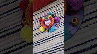 DIY Diya platter 🪔diyshortfeedmakewithsonalidiyashortsyoutubeshortsyoutubeytshortsdiwali [upl. by Adnarahs466]