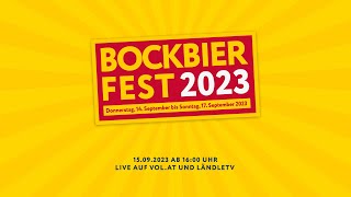 LIVE Bockbierfest der Brauerei Frastanz 2023 [upl. by Asyar]