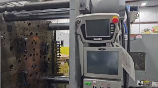 Injection molding machine Nissei 610T 2008 [upl. by Rento900]