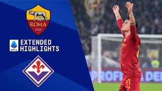 Roma vs Fiorentina Extended Highlights  Serie A  CBS Sports Golazo [upl. by Clance673]