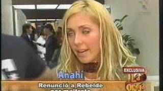 Rbd Anahi harta habla de su renuncia por maltrato [upl. by Ploss305]