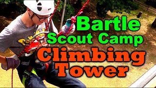 Climbing Tower  Bartle Scout Camp [upl. by Ahsikym616]