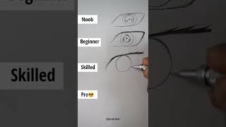 How to Draw Mangekyou Sharingan eye 😎shorts [upl. by Eedrahs]