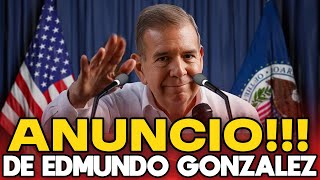 🔴URGENTE HABLA EDMUNDO GONZALEZ A VENEZUELA HOY [upl. by Sirhc614]