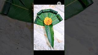 Mango Leaf decoration ideas  Mango Leaf Toran diy bandhawar SwatiIDEAS shorts [upl. by Bouchard]