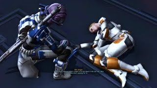 SWTOR Elara Dorne sacrifices herself to save Aric Jorgan [upl. by Nairehs]