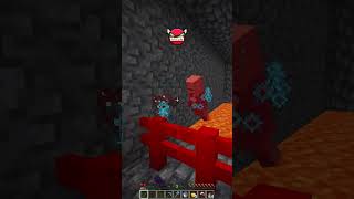 Impossible Cave Seed vs Most Lucky Friend shorts minecraft meme [upl. by Tabor]