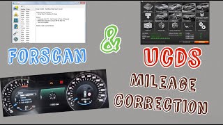 Mileage  Odometer  Correction  Reset  Ford  UCDS Pro 127001 FORScan [upl. by Are756]