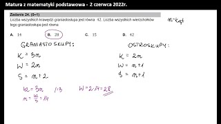 Zad 24 Stereometria Wierzchołki ściany krawędzie [upl. by Camilla806]