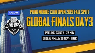 Hindi PMCO Global Finals Day 3  Vivo  Fall Split  PUBG MOBILE CLUB OPEN 2019 [upl. by Maria11]