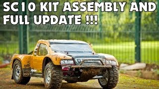 TEAM ASSOCIATED SC10 KIT ASSEMBLY AND FULL UPDATE [upl. by Laflam]