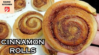 Cinnamon rolls recipe  Homemade cinnamon rolls [upl. by Ymmik]