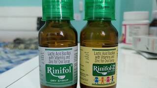 Rinifol dry syrup Vs Rinifol Z dry syrup difference in English [upl. by Atterbury425]