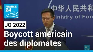 Les EtatsUnis annoncent un boycott diplomatique des JO de Pékin en 2022 • FRANCE 24 [upl. by Klatt47]