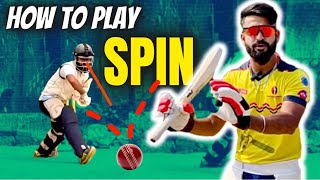 How to Play SPIN Bowling in Cricket  LIFE Changing TIPS by IPL Coach 🔥🔥 Spinners ko kaise khele ✅ [upl. by Colline]