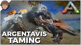 Ark Survival Evolved S6P18  KIBBLE STEGO EGG ARGENTAVIS TAMING [upl. by Animrelliug686]