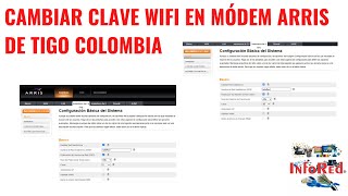 Cómo Cambiar la Clave WIFI en Módem Arris de Tigo Colombia [upl. by Adnawt]