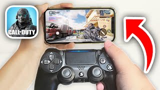 How To Play Call Of Duty Mobile With PS4 Controller  Full Guide [upl. by Susanetta536]