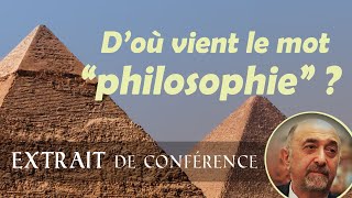 Les Egyptiens ontils inventé le mot philosophie   Fernand Schwarz [upl. by Yeruoc]