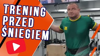 Trening Pudziana tuż przed odśnieżaniem [upl. by Akilam]