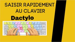 COMMENT TAPER RAPIDEMENT AU CLAVIER DACTYLOGRAPHIE [upl. by Ramiah635]