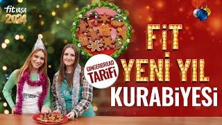 Fit Yeni Yıl Kurabiyesi  Gingerbread Tarifi🎉🎁 [upl. by Kegan]