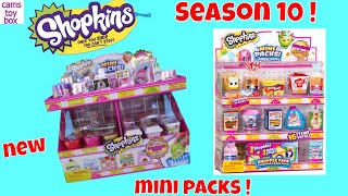 Shopkins Season 10 Mini Packs Case Opening Surprise Toys Kids Review Collectors Edition Unbox [upl. by Asseral293]