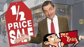 Mr Bean  Jumping the Queue at the Sales [upl. by Appledorf]