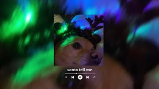 Ariana Grande  santa tell me speed up [upl. by Maroj]