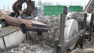 Car Shredder Shredding Machine That Can Shred a Whole Car In less Than 60 Seconds [upl. by Ogir830]