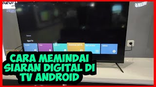 Cara mencari siaran digital di tv android  Cara memindai sinyal TV [upl. by Atnek]