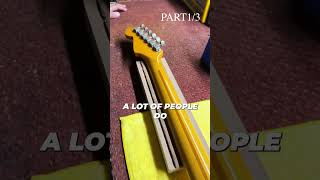 Japanese Fender Stratocaster Refret  Part 1 of 3 [upl. by Jedediah]