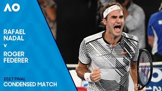 Roger Federer v Rafael Nadal Condensed Match  Australian Open 2017 Final [upl. by Dolhenty]