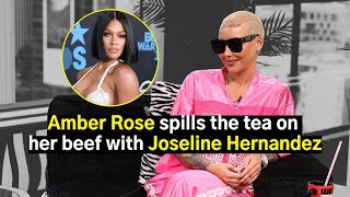 Amber Rose spills the tea on her beef with Joseline Hernández [upl. by Lasky994]