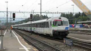 Re 456 095 SOB quotVoralpenExpressquot ad ArthGoldau [upl. by Yelsiap]